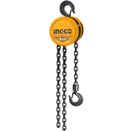 Industrial Commercial-Grade HCBK0101 Chain Block - Black & Yellow