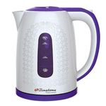 Binatone 1.7L Electric Kettle - White/Purple